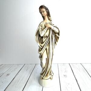 Relpo Samson Madonna of Bruges Papier Mache Virgin Mary 13" Statue 5671 VTG 1966
